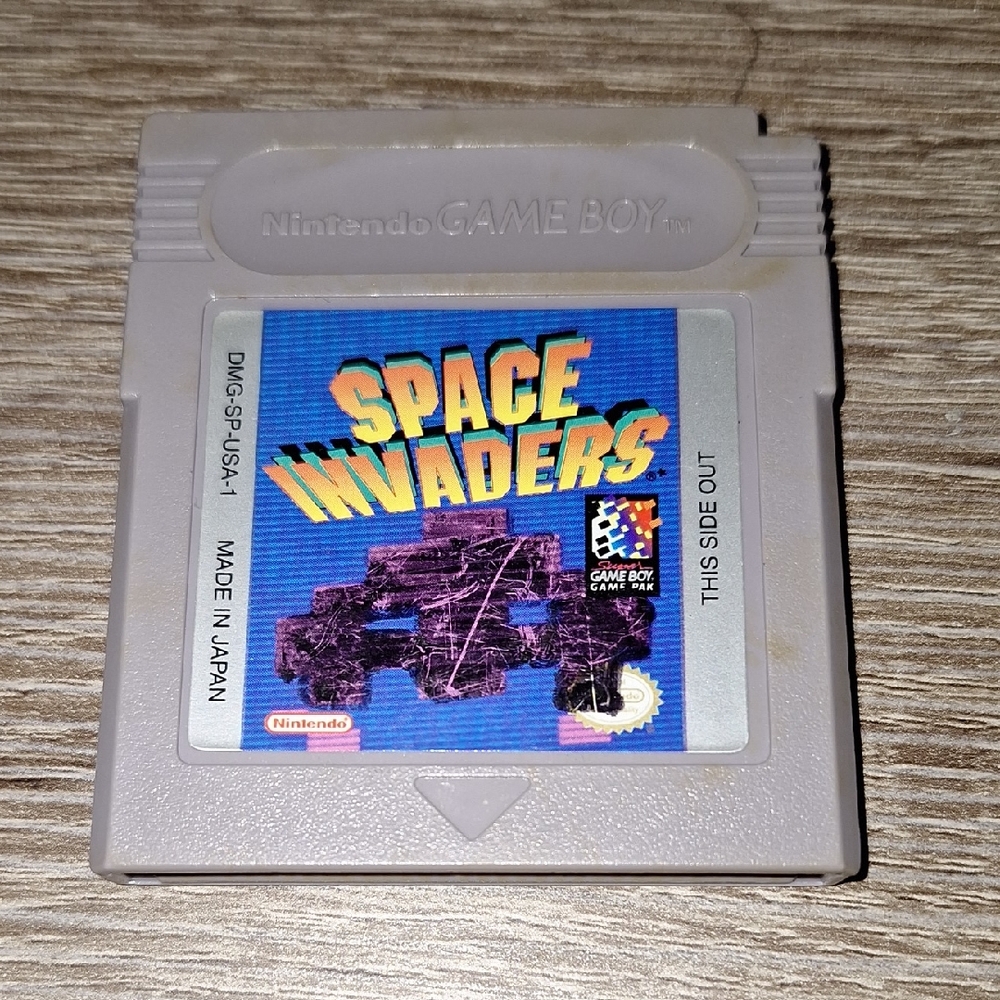 Nintendo Game Boy Space Invaders Cartridge